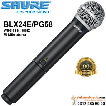 Shure BLX24E/PG58 Wireless Telsiz El Mikrofonu