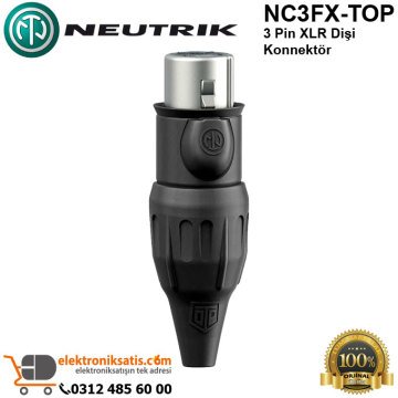 Neutrik NC3FX1-TOP 3 Pin XLR Dişi Konnektör