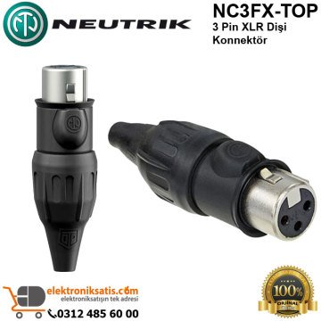 Neutrik NC3FX1-TOP 3 Pin XLR Dişi Konnektör