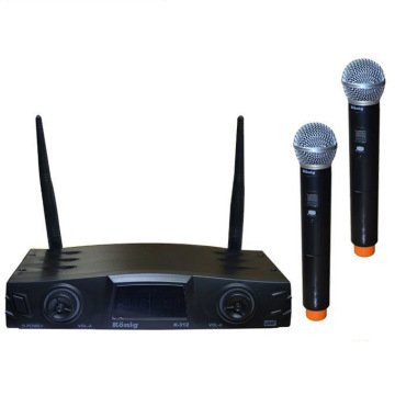 König K-312 EE İki El Telsiz Mikrofon