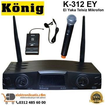 König K-312 EY El Yaka Telsiz Mikrofon