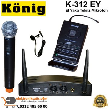 König K-312 EY El Yaka Telsiz Mikrofon
