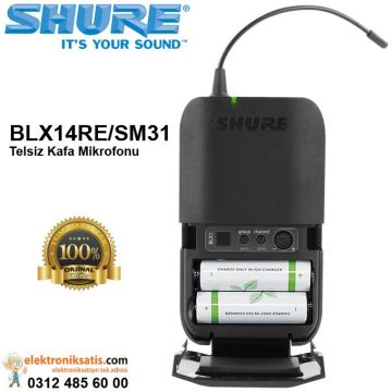 Shure BLX14RE/SM31 Telsiz Kafa Mikrofonu