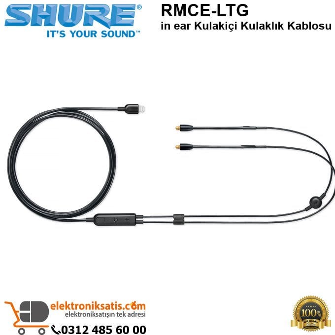 Shure RMCE-LTG in ear Kulaklık Kablosu