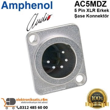 Amphenol AC5MDZ 5 Pin XLR Erkek Şase Konnektör