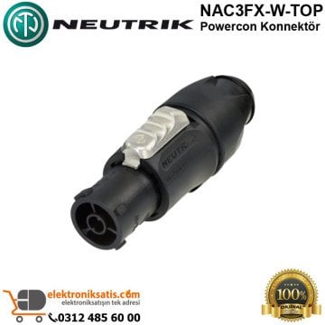 Neutrik NAC3FX-W-TOP Powercon Konnektör