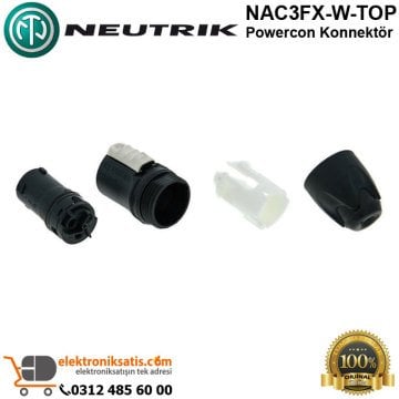 Neutrik NAC3FX-W-TOP Powercon Konnektör