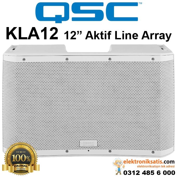 QSC KLA12 Line Array 12 inç Aktif Hoparlör Beyaz