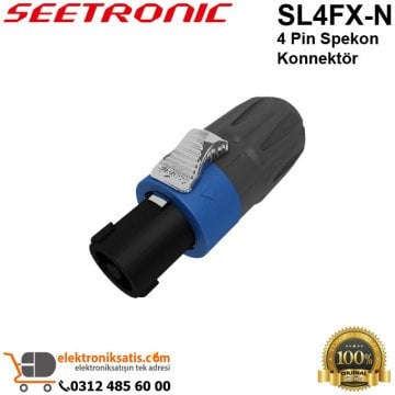 Seetronic SL4FX-N 4 Pin Spekon Konnektör