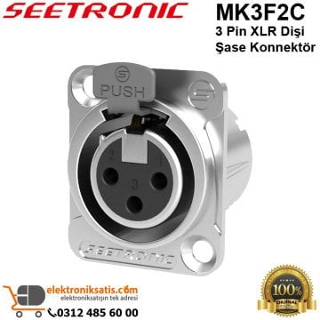 Seetronic MK3F2C 3 Pin XLR Dişi Şase Konnektör