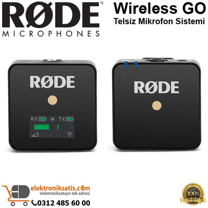 RODE Wireless GO Telsiz Mikrofon Sistemi