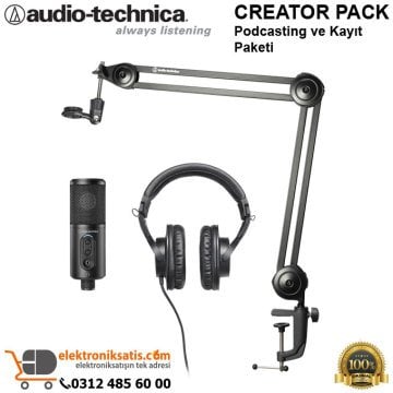 Audio Technica CREATOR PACK Podcasting ve Kayıt Paketi