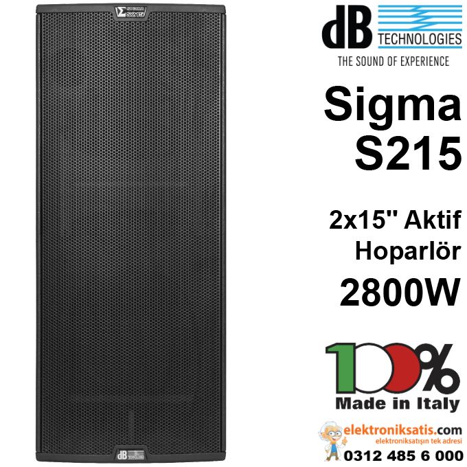 dB technologies sigma S215 Aktif Hoparlör