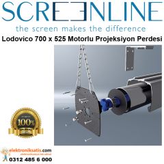 Screenline Lodovico 700 x 525 mm Motorlu Projeksiyon Perdesi