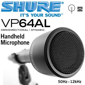 Shure VP64AL Röportaj Mikrofonu