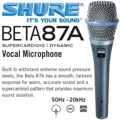 Shure BETA87A Vokal Mikrofon
