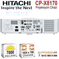Hitachi CP-X8170 7000 Ansi Lümen Projeksiyon Cihazı